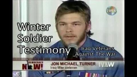 Iraq War US Marine Jon Michael Turner Exposes Illegal War Crimes