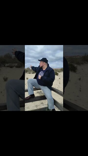 Praia em Portugal Algarve no Inverno Manta Rota próximo a Monte Gordo