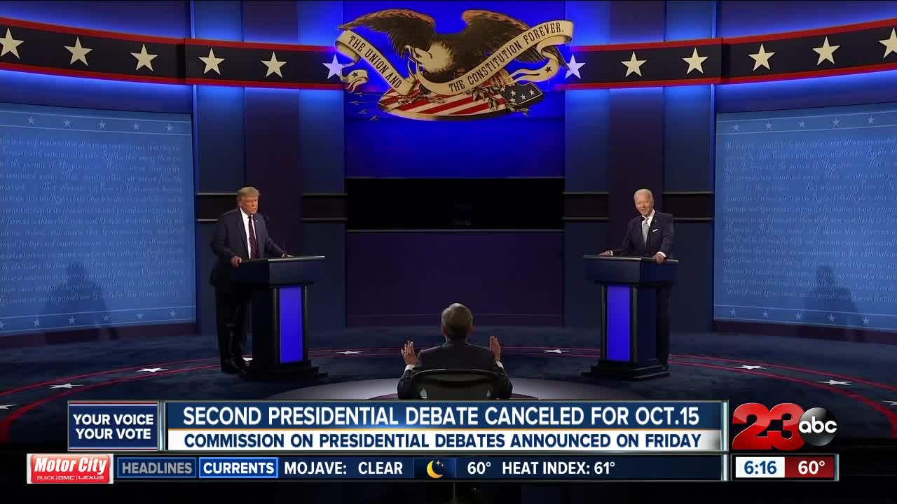 Second presidential debate canceled, local political leaders react