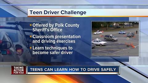 Polk and Hillsborough County deputies offer to teach teens how to become safer drivers