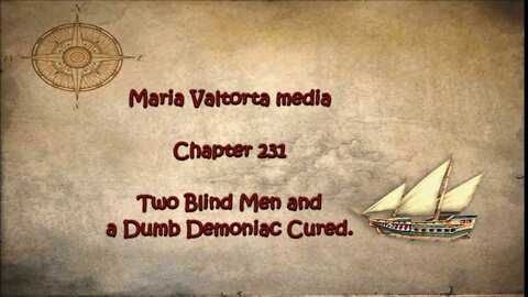 Two Blind Men and a Dumb Demoniac Cured.