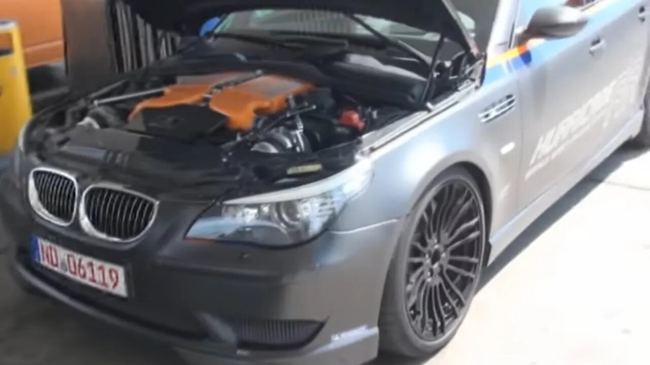 Brutal G-Power BMW M5 V10 Bi-Kompressor testdrive on German Autobahn #bmw #bmwm5 #m5v10 #bmwm5v10