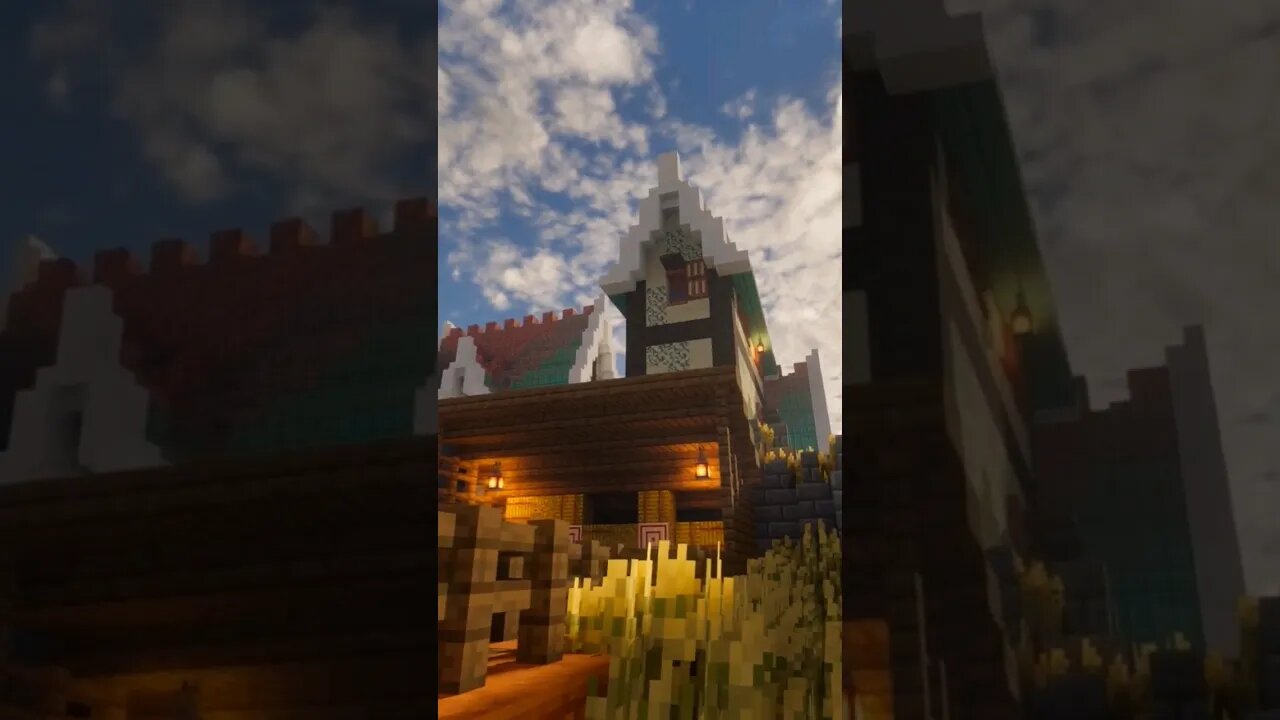 Archery range build #minecraft