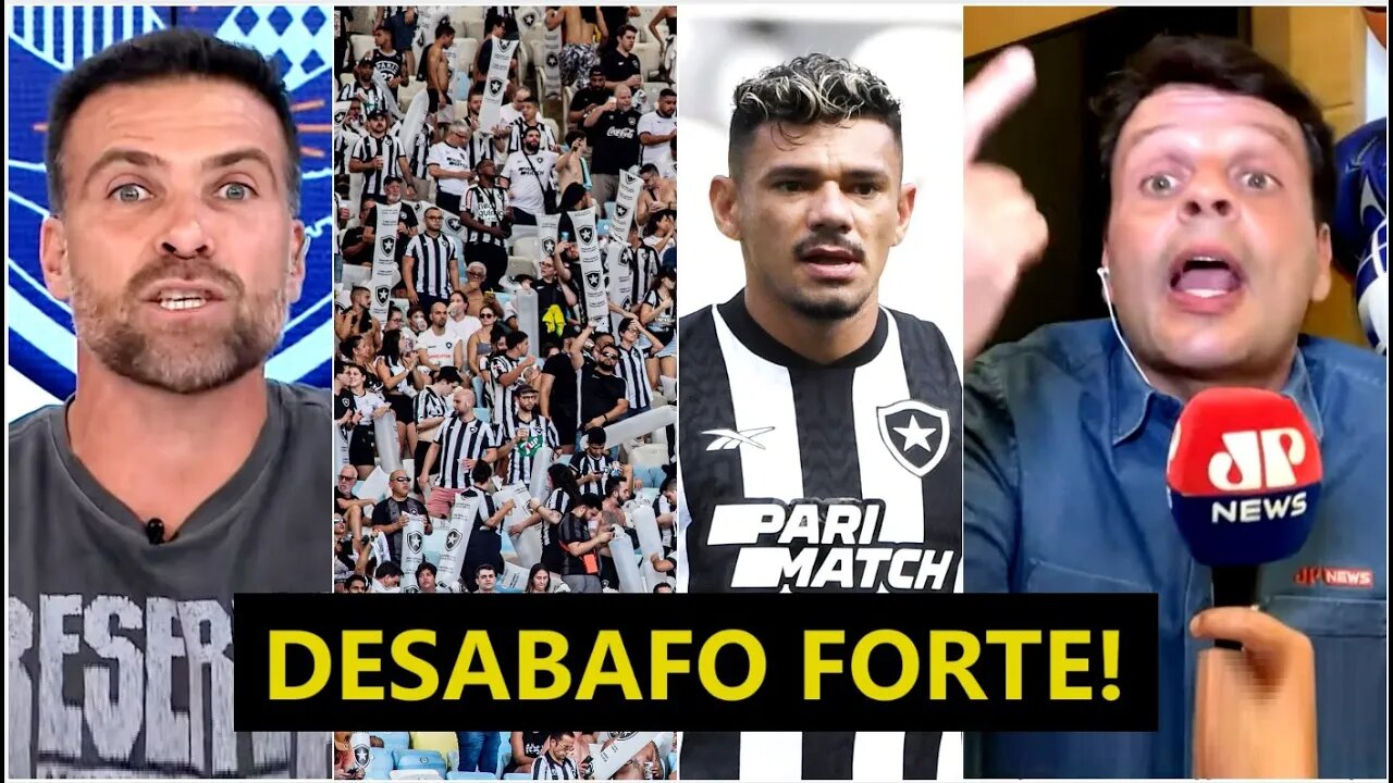 "É UMA COVARDIA! O Botafogo foi SACANEADO pela CBF! Esse jogo SEM TORCIDA foi..." VEJA DEBATE!