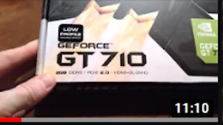 Updating a Optiplex 380 with a GT 710