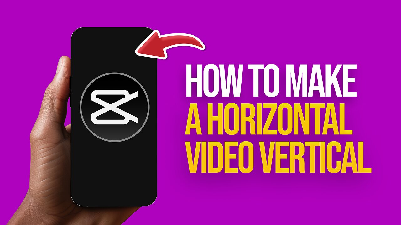 How to make a Horizontal Video Vertical in CapCut (2024)