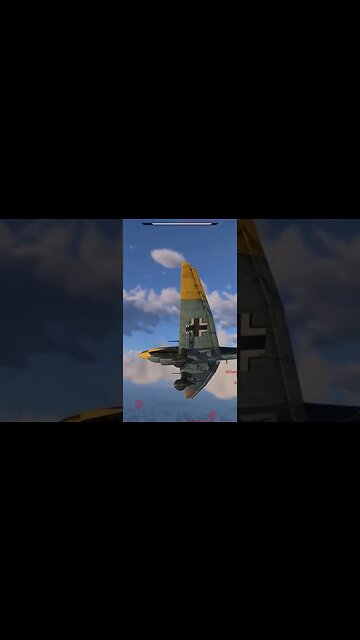 War Thunder | Stuka vs. 4 P-51 Mustangs | Ju87D-5 Air RB Kills #shorts