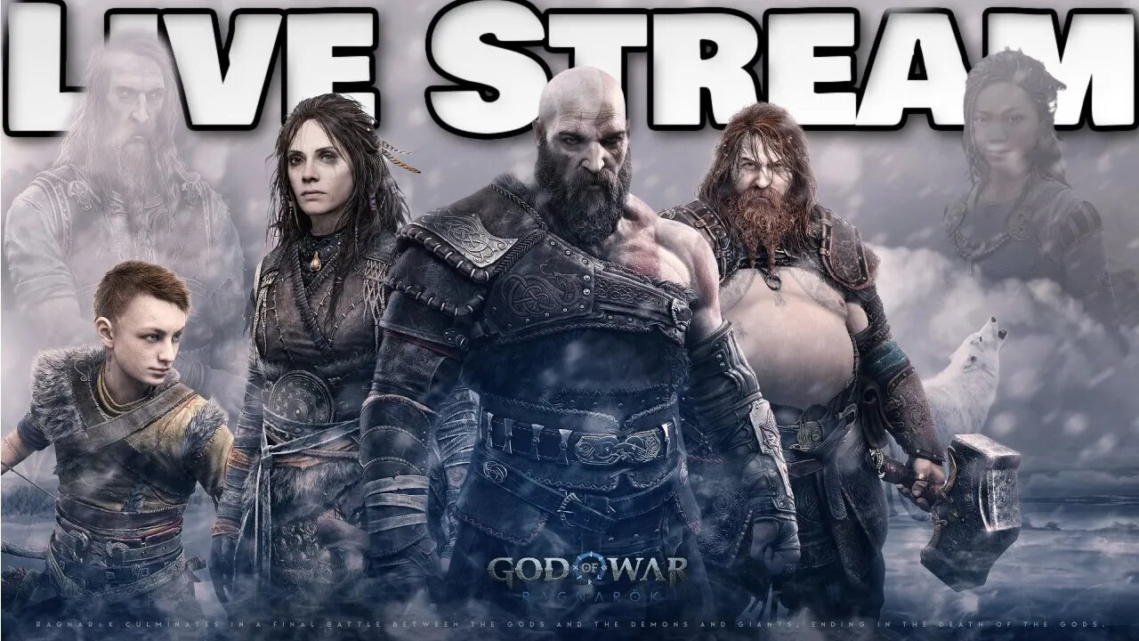 VOD God of War Ragnarok LIVESTREAM Pt 6 - Single Father Simulator