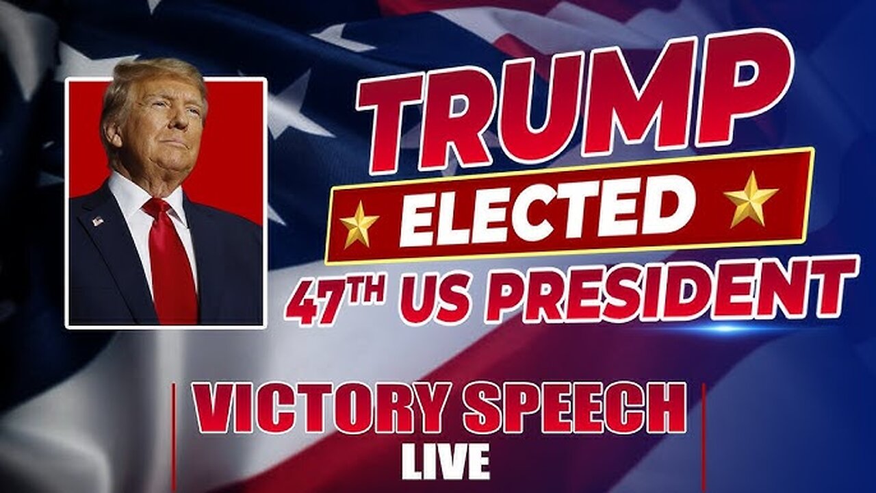 BREAKING | US Election Results | Donald Trump speaks after winning the 2024 Presidential Election