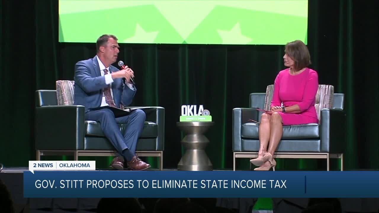 Gov. Stitt proposes to eliminate state income tax