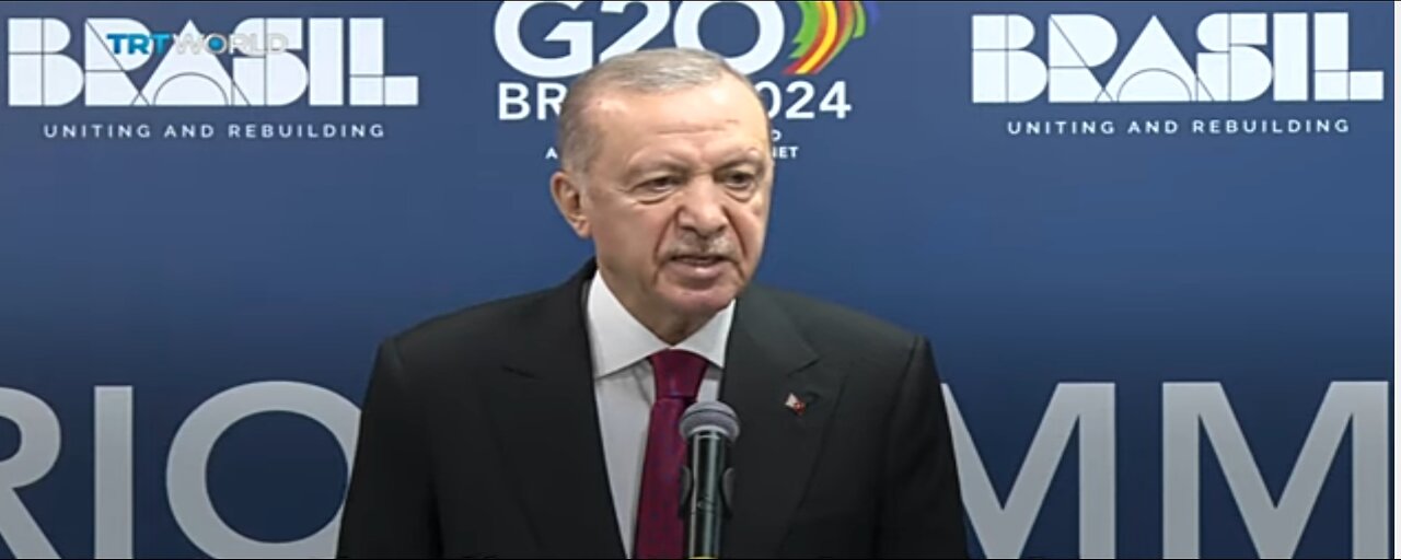 Erdogan renews calls for peace in Middle East at G20