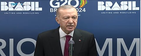 Erdogan renews calls for peace in Middle East at G20