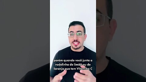 CUIDADO! Não misture refrigerante com laranja ou limão. Isso faz mal à saúde