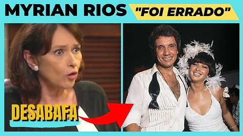 MYRIAN RIOS se arrepende de decisão tomada com ROBERTO CARLOS: "Foi errado"