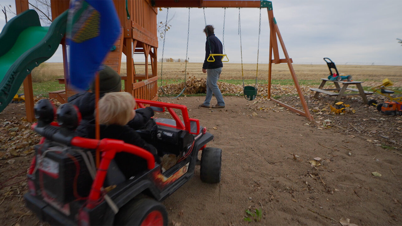 How we deal with the leaves. Daily Vlog #528