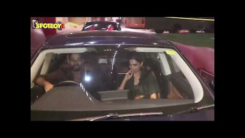 Deepika Padukone and co-star Siddhant Chaturvedi leave together post their shoot in Bandra