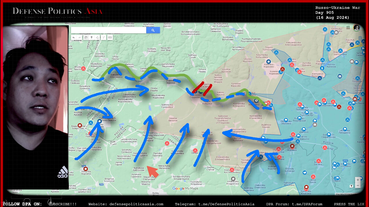 [ Kursk Offensive ] MASSIVE STRATEGIC DEVELOPMENT amidst failure to break Russian lines - Glushkovo