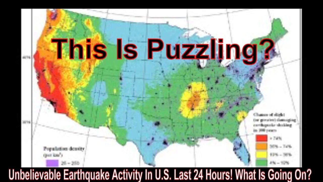 Unbelievable Earthquake Activity In U.S. Last 24 Hours! What Is Going On?