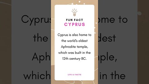 Fun Facts Cyprus