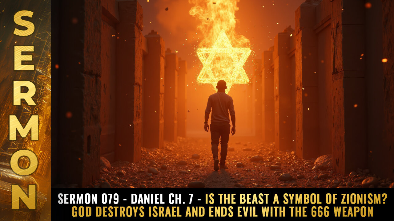 Mike Adams Sermon 079 - Daniel Ch. 7 - Is the BEAST a symbol of Zionism? God destroys Israel and ends evil with the 666 weapon