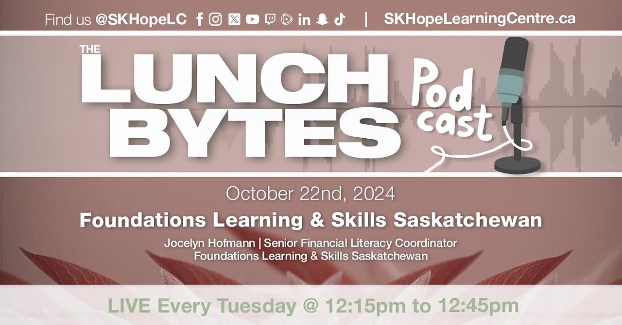 LB | Oct. 22/24 | Foundations Learning & Skills Saskatchewan