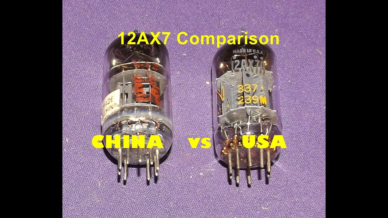 Fender China 12AX7 vs Westinghouse USA 12AX7A Tube Tone Comparison