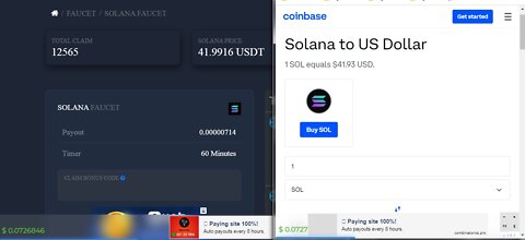 How To Earn Free 717 Solana SOL Faucet Cryptocurrency At WaterFALL Every 60 minutes With Proof