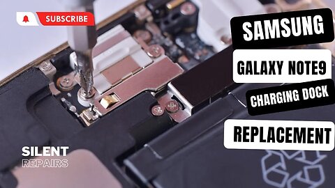 Samsung Galaxy Note 9 | Charging dock replacement | Repair video