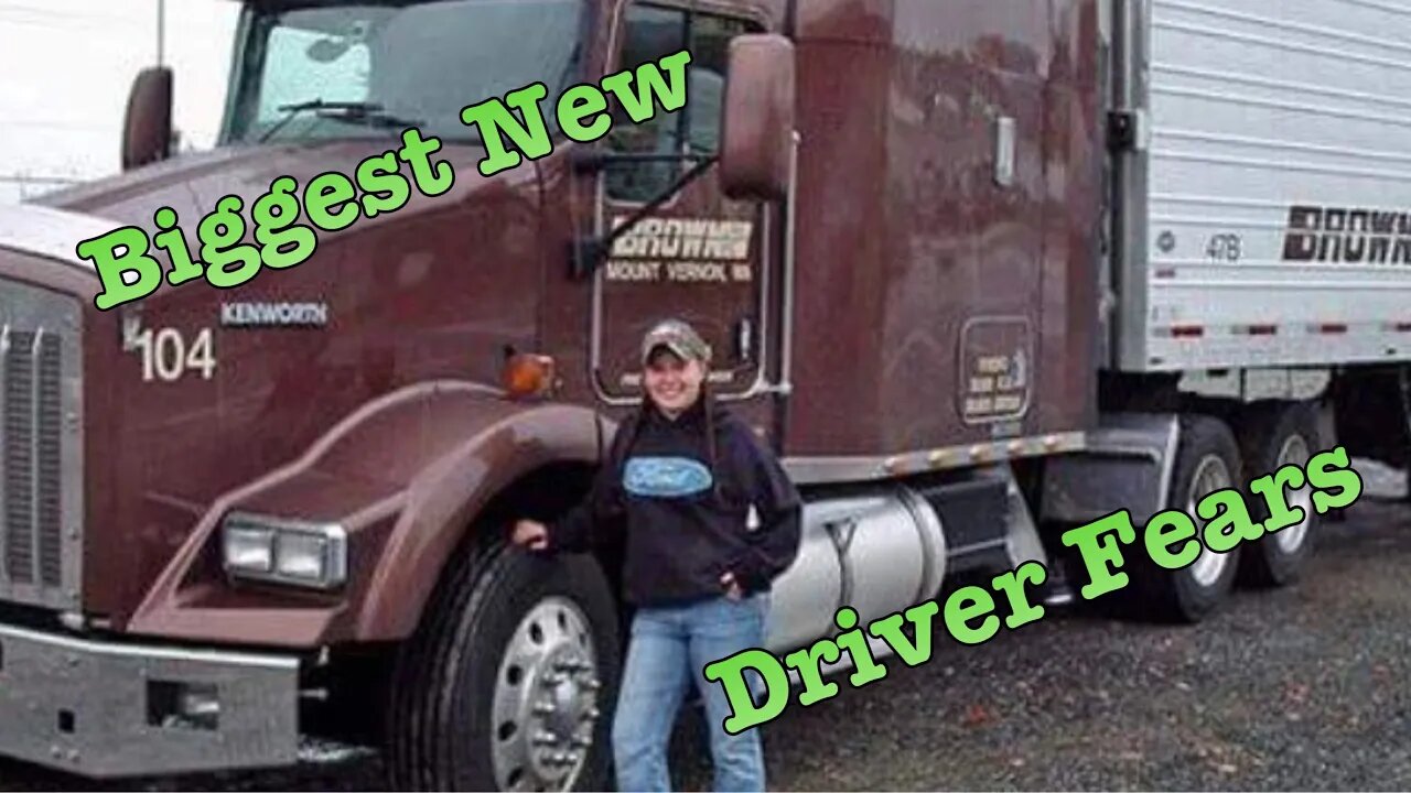 Biggest Driver Fears Before Starting Truck Driving School. Trucking and construction.