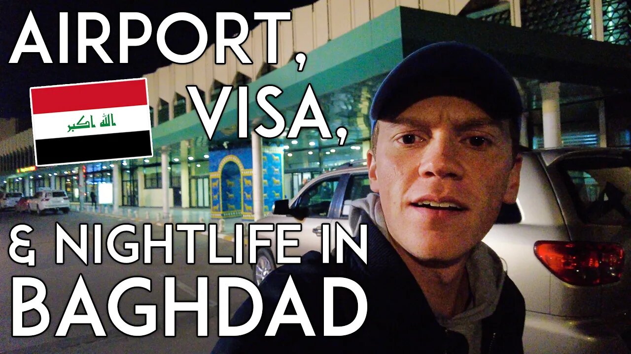 What It's Like Arriving in BAGHDAD, IRAQ (Airport, Visa, & Baghdad at Night)