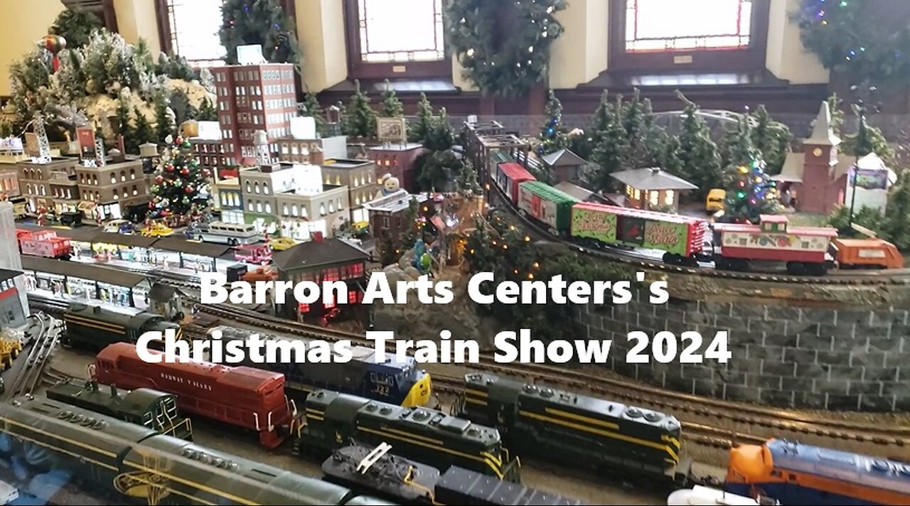 Barron Arts Center Christmas Train Show 2024 - Woodbridge, NJ