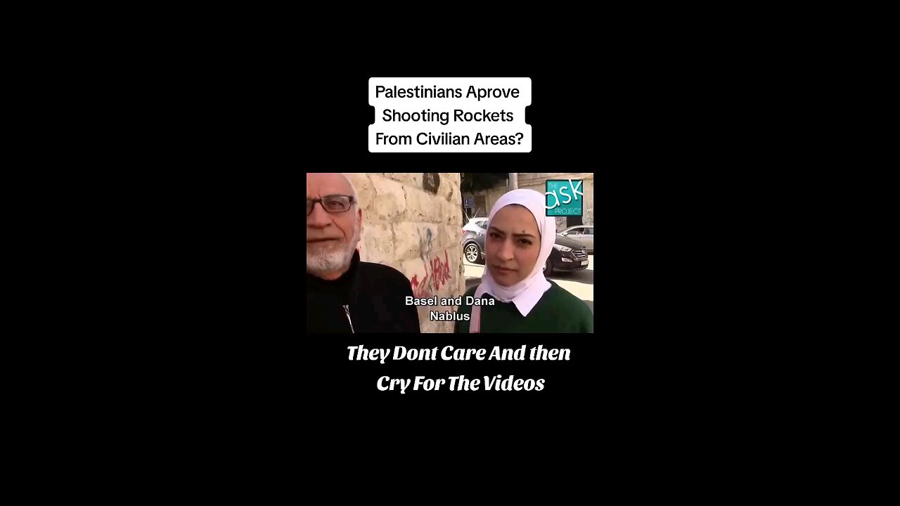 What do innocent "Palestinians" think?