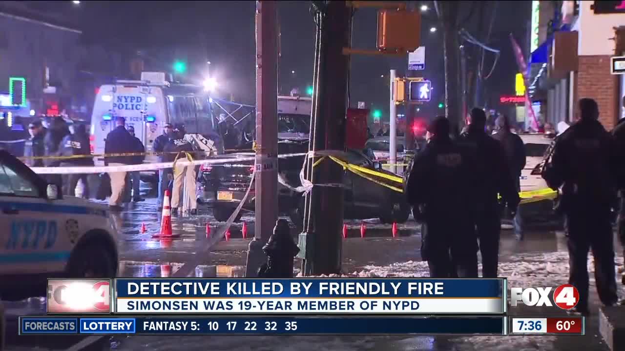 New York detective killed in friendly fire incident, commissioner says