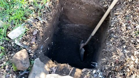 Entry gate (part 2) layout and dig footings