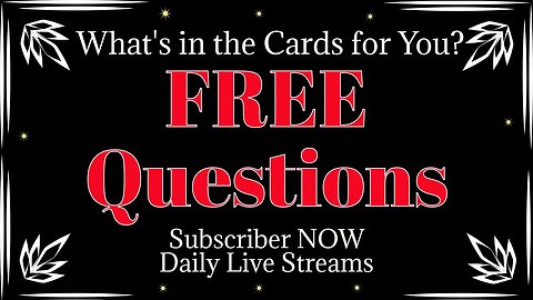 1 Hour FREE Live Tarot- Personal Questions Question