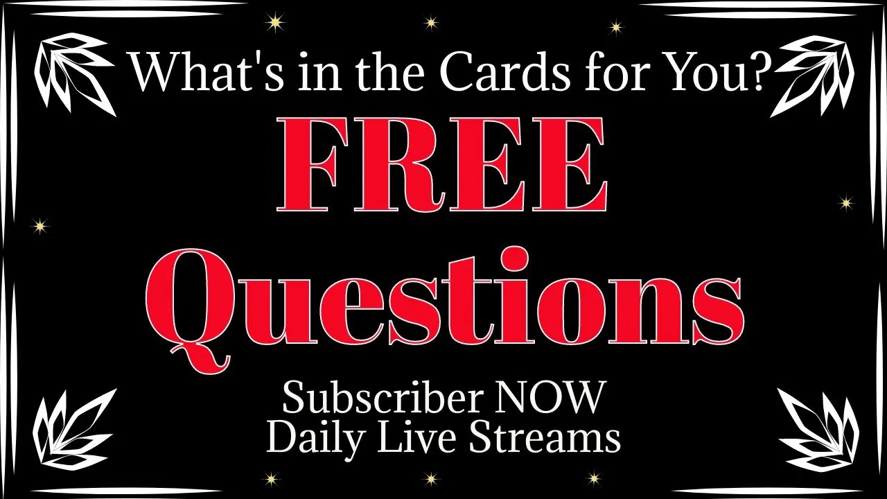 1 Hour FREE Live Tarot- Personal Questions Question