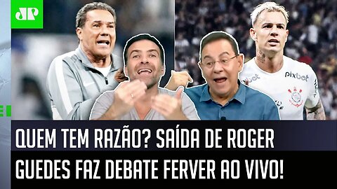 PEGOU FOGO! "EU DISCORDO! VOCÊ VAI VER! SEM o Roger Guedes, o Corinthians vai..." DEBATE FERVE!