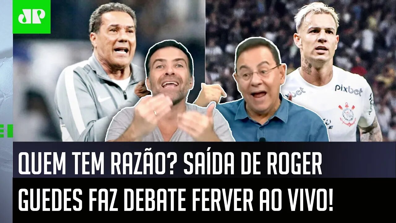 PEGOU FOGO! "EU DISCORDO! VOCÊ VAI VER! SEM o Roger Guedes, o Corinthians vai..." DEBATE FERVE!