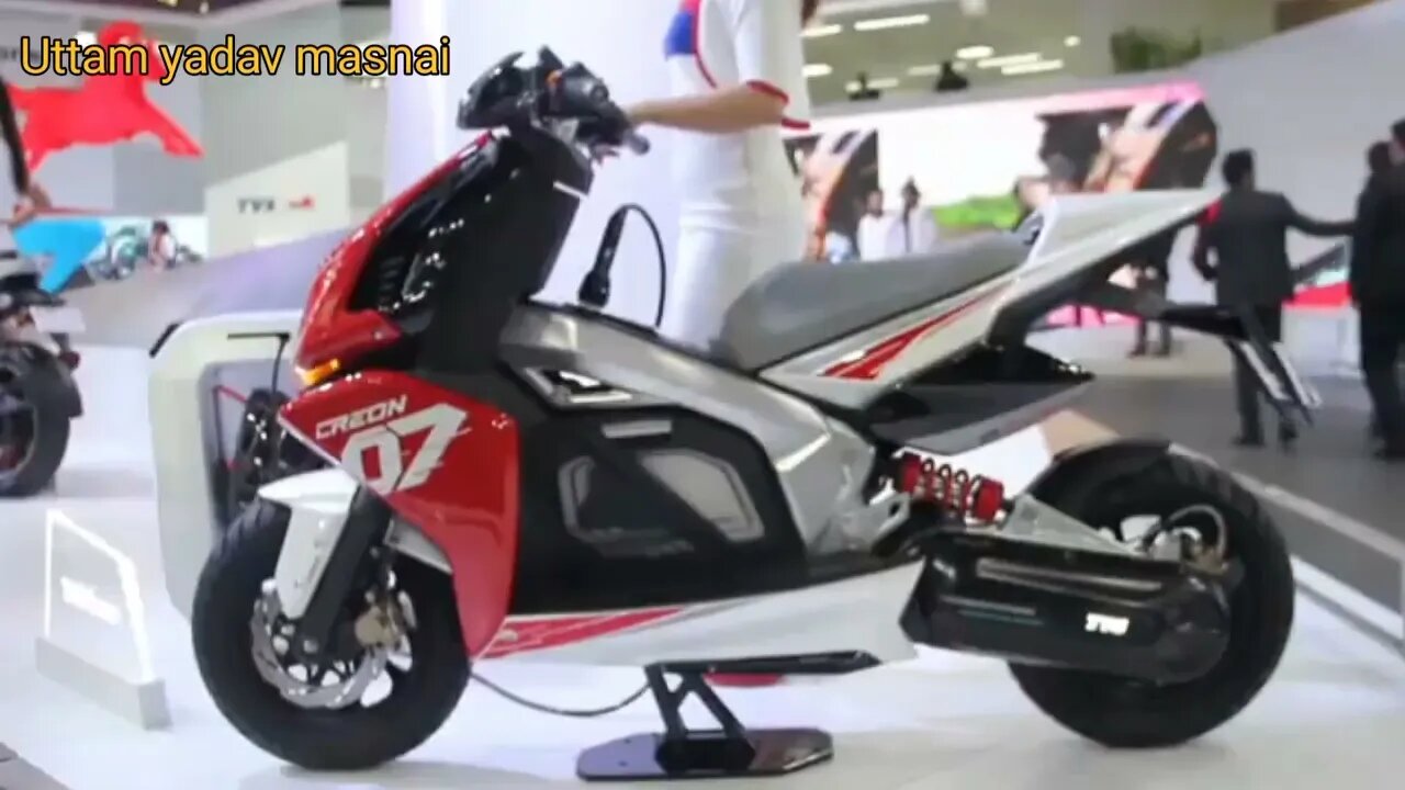 TVS motor company at the auto expo