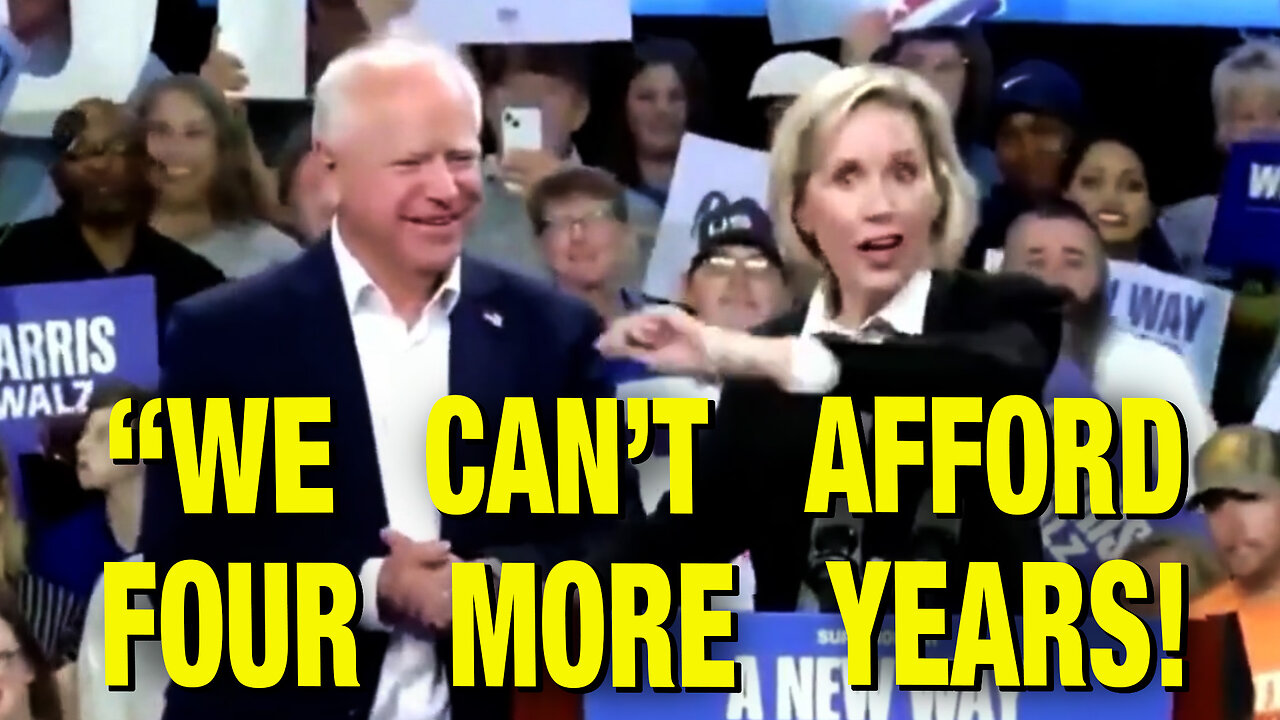 Tim Walz & His Wife STILL THINK Trump Is President! (Live panel show from Two Roads Theatre)