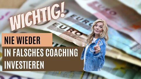 Warum viele Geld in Coachings investieren und es ihnen nichts bringt!