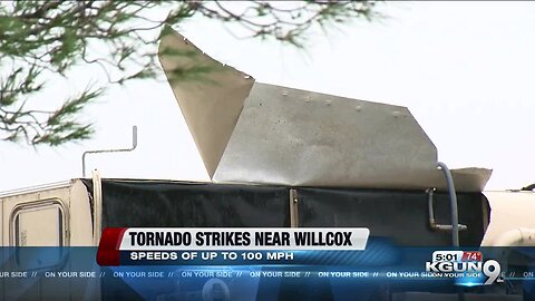 Two people injured after tornado strikes near Willcox