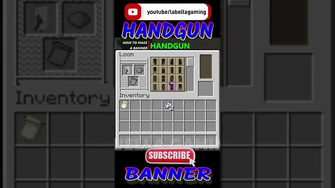 Handgun Banner | Minecraft