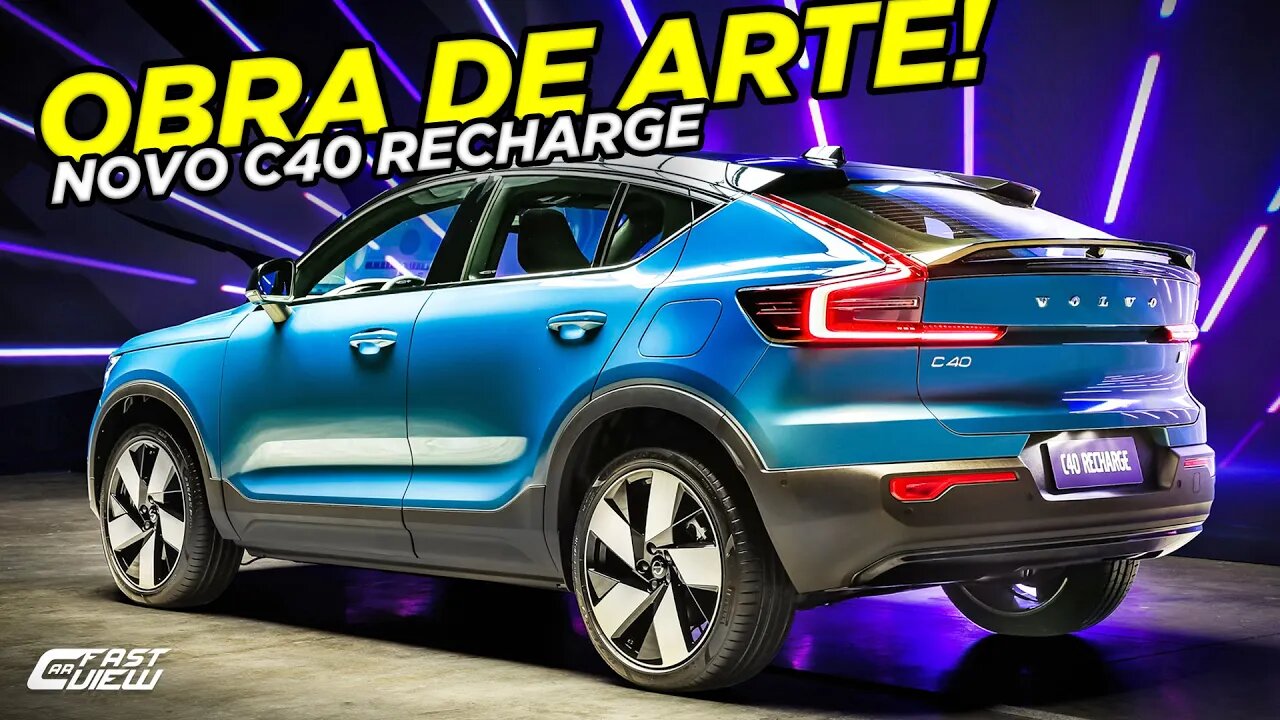 NOVO VOLVO C40 RECHARGE 2022 SUV COUPÊ 100% ELÉTRICO ANDA + DE 440 KM COM APENAS R$60 REAIS! 😱