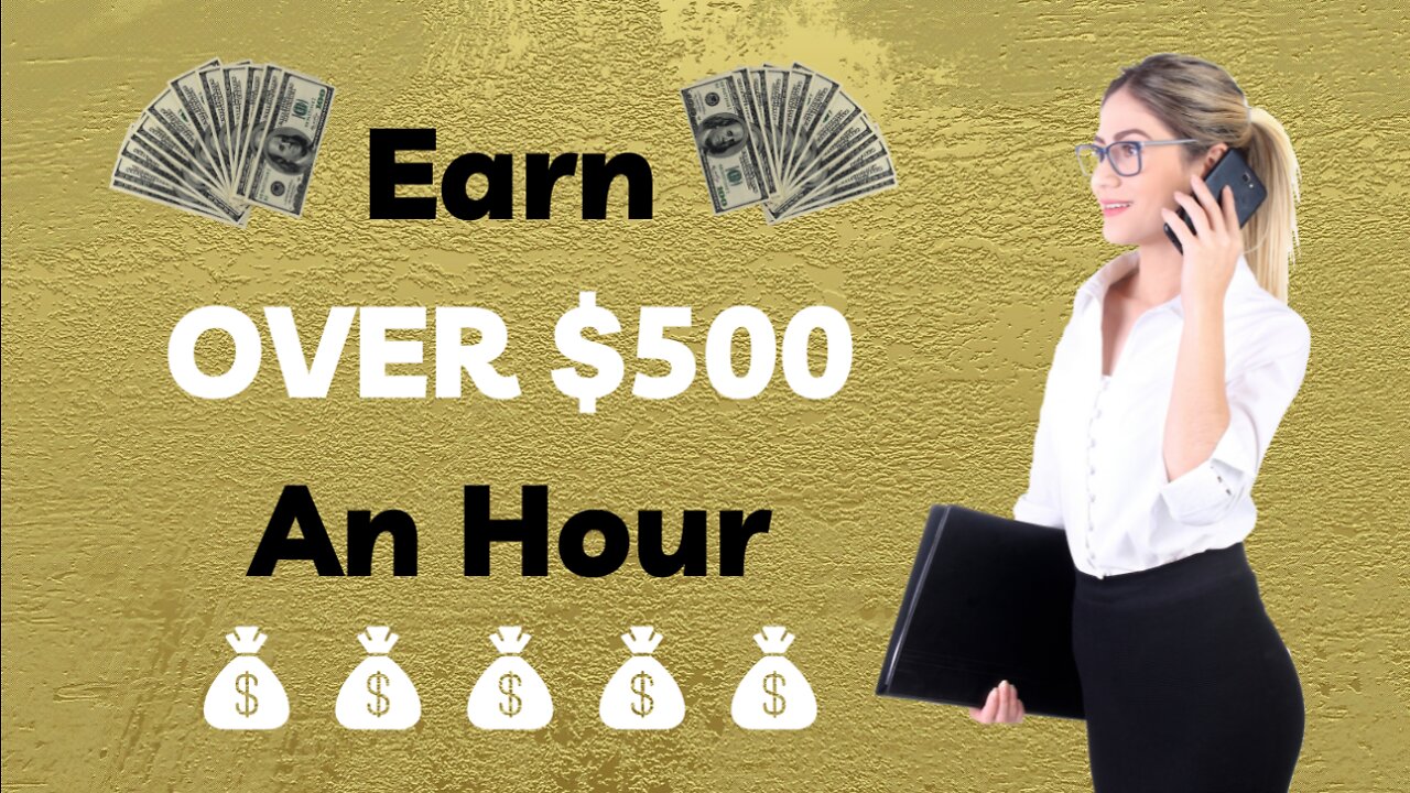 🤩 Make Over $500 AN HOUR Online! Don't Miss Out! 🤩 🔥 Smart Money Tactics 🔥