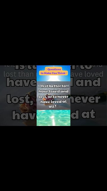 What is the biggest challenge facing humanity today 🤔