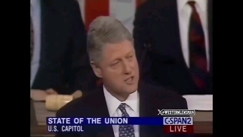 Bill Clinton’s 1995 SOTU speech on border security and illegal immigration. Sounds like Trump