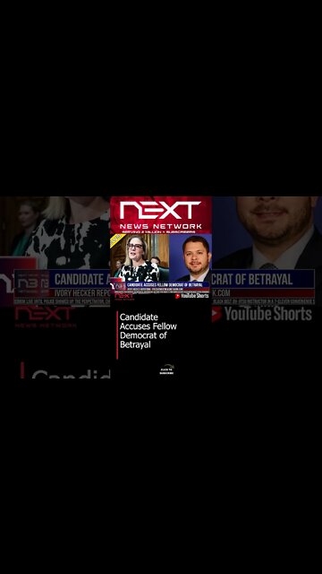 Candidate Accuses Fellow Democrat of Betrayal #shorts