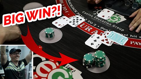 BIGGEST DOUBLE DOWN - Blackjack Battle Timmy Vs. David