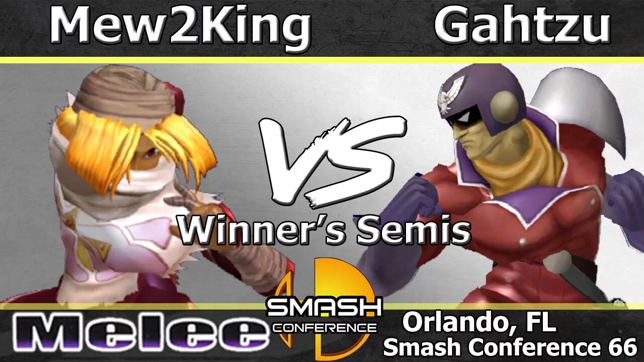 FOX MVG|Mew2King (Sheik) vs. Gahtzu (C. Falcon) - Melee Winner's Semis - SC: LXVI